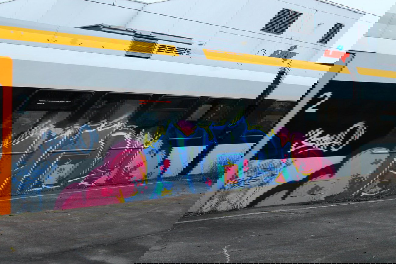 Graffiti Train - Photo by 505er - hoe