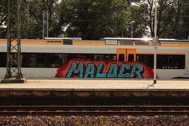 Graffiti Train - Photo by 505er - Maloer