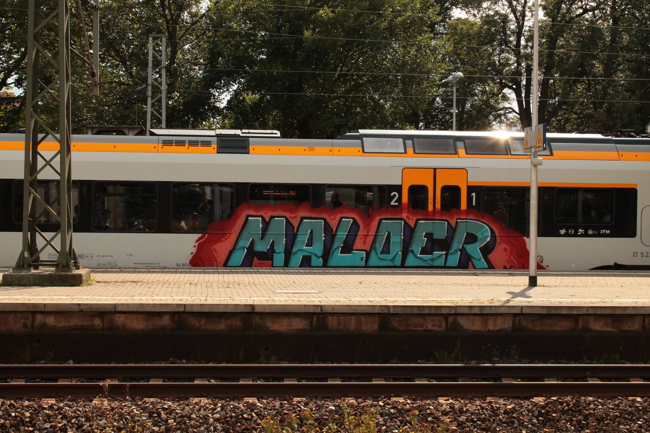 Graffiti Train - Photo by 505er - Maloer