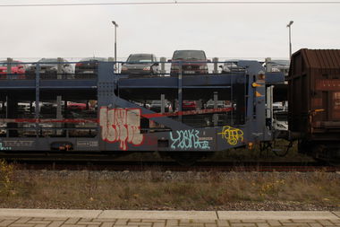 Graffiti Train - Photo by 505er - Hams, yesk, foner