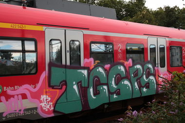 Graffiti Train - Photo by 505er - tgsps
