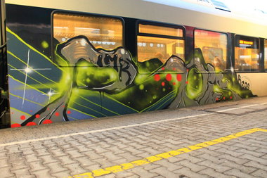 Graffiti Train - Photo by 505er - Rois