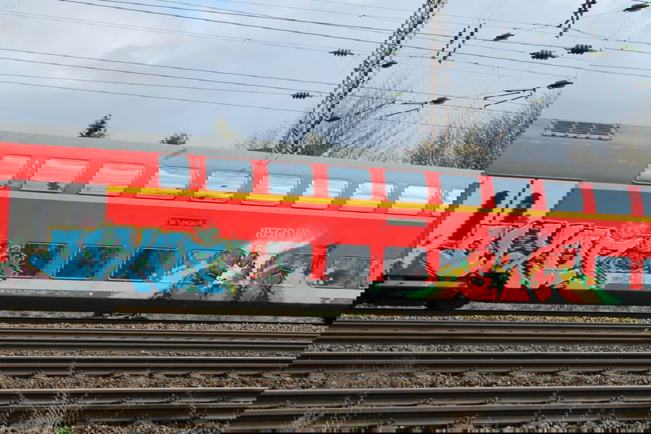 Graffiti Train - Photo by 505er - olymp, sif