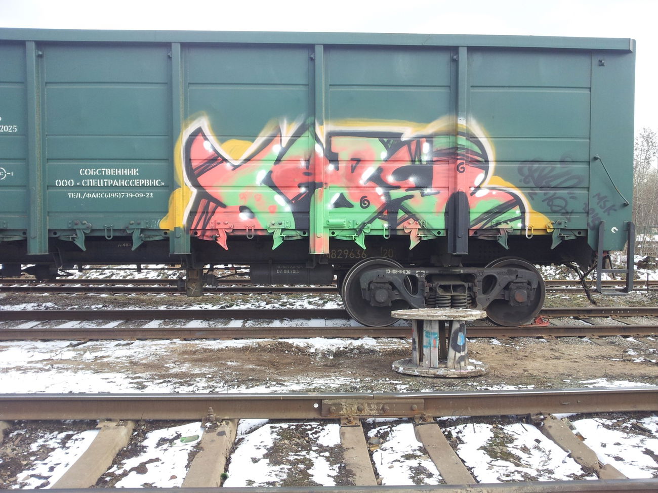 Graffiti Train - Photo by 5483r143 - freight (2015)