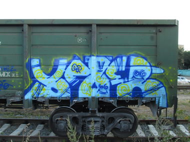 Graffiti Train - Photo by 5483r143 - freight (2015)