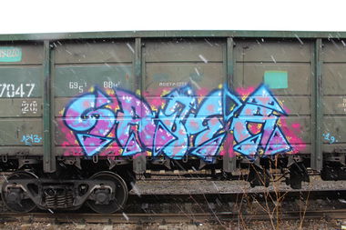 Graffiti Train - Photo by 5483r143 - freight (2019)