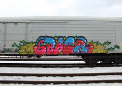 Graffiti Train - Photo by 5483r143 - fr8, fr8graffiti (2016)