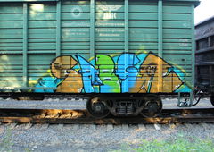 Graffiti Train - Photo by 5483r143 - freight, fr8 (2021)