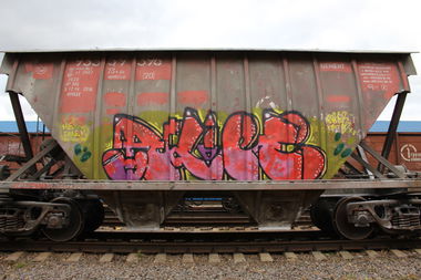 Graffiti Train - Photo by 5483r143 - freight (2018)