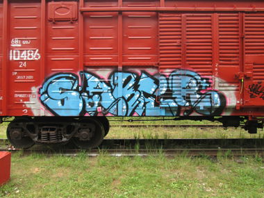 Graffiti Train - Photo by 5483r143 - freight (2017)