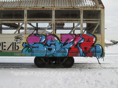 Graffiti Train - Photo by 5483r143 - freight (2017)