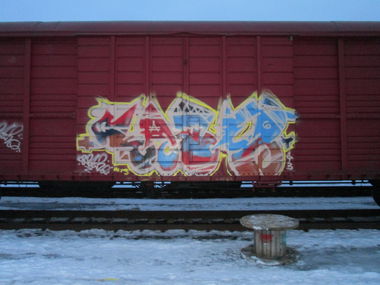 Graffiti Train - Photo by 5483r143 - freight (2015)