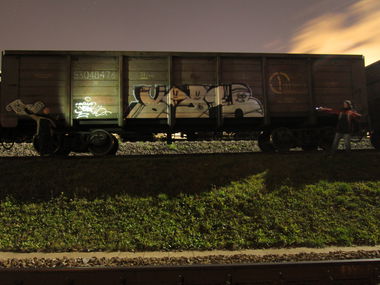 Graffiti Train - Photo by 5483r143 - freight (2015)