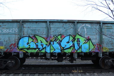 Graffiti Train - Photo by 5483r143 - freight (2020)