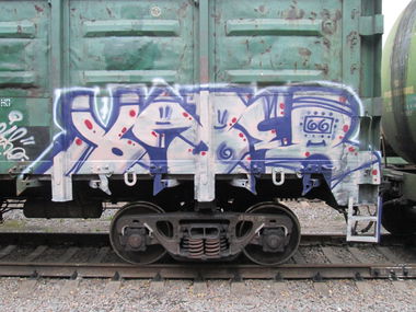 Graffiti Train - Photo by 5483r143 - freight (2015)