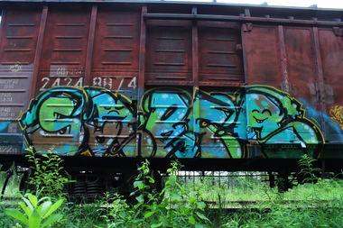 Graffiti Train - Photo by 5483r143 - freight (2017)