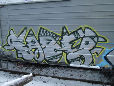 Graffiti Train - Photo by 5483r143 - freight (2014)