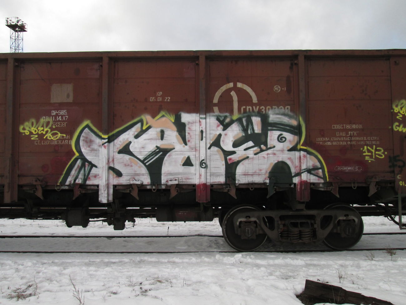 Graffiti Train - Photo by 5483r143 - freight (2015)