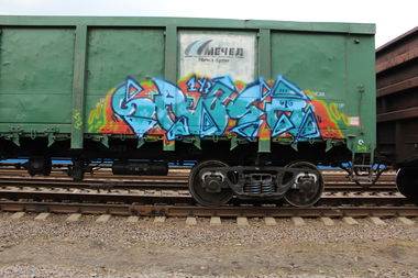 Graffiti Train - Photo by 5483r143 - freight (2019)