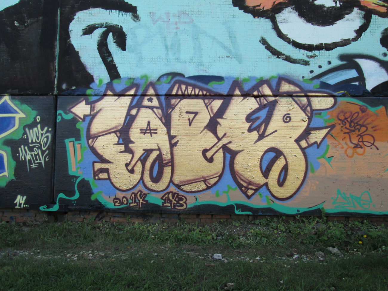 Graffiti Wall - Photo by 5483r143 (2014)