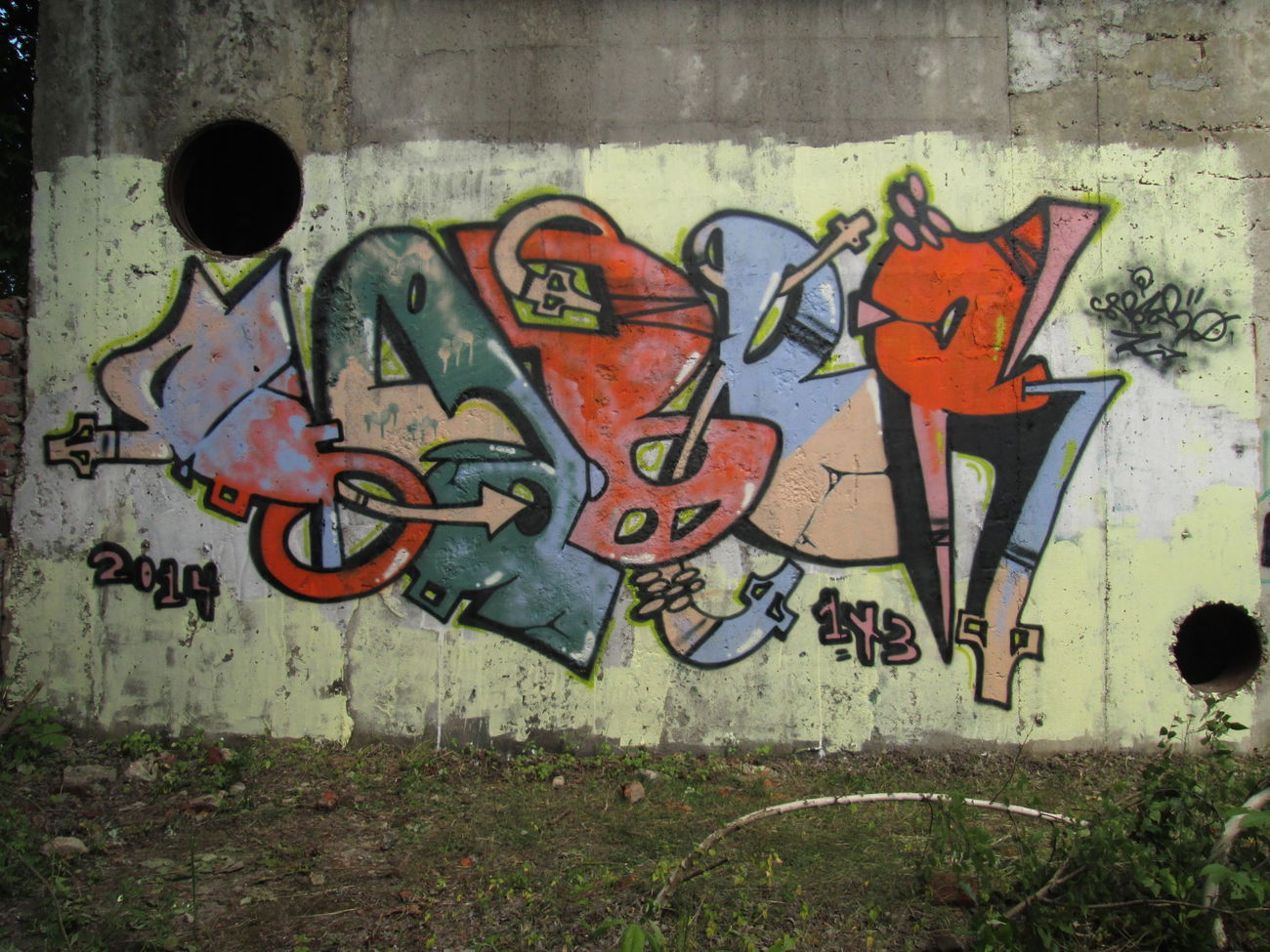 Graffiti Wall - Photo by 5483r143 (2014)
