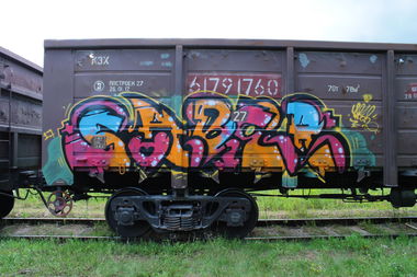Graffiti Train - Photo by 5483r143 - freight (2017)