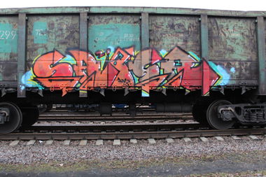 Graffiti Train - Photo by 5483r143 - freight (2020)
