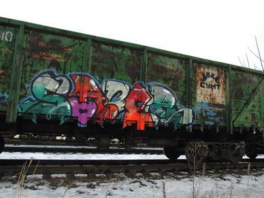 Graffiti Train - Photo by 5483r143 - fr8 (2017)