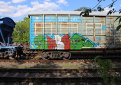 Graffiti Train - Photo by 5483r143 - freight, fr8 (2021)
