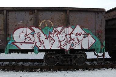 Graffiti Train - Photo by 5483r143 - freight (2020)