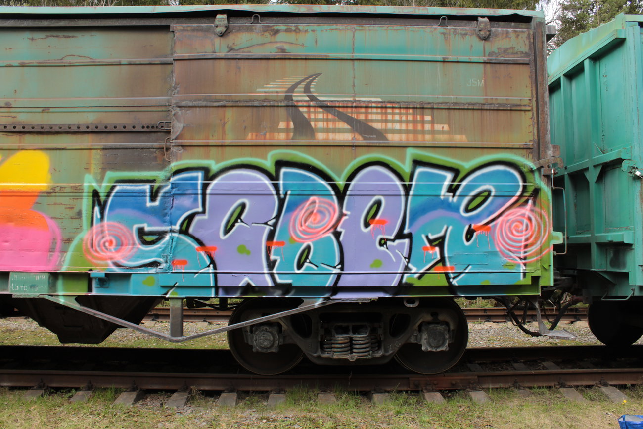 Graffiti Train in Russia - Photo by 5483r143 - fr8, freighttraingraffiti, freighttrain (2026)