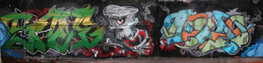 Graffiti in Tula - Photo by 5ame - PashaSame, Shepot (2012)