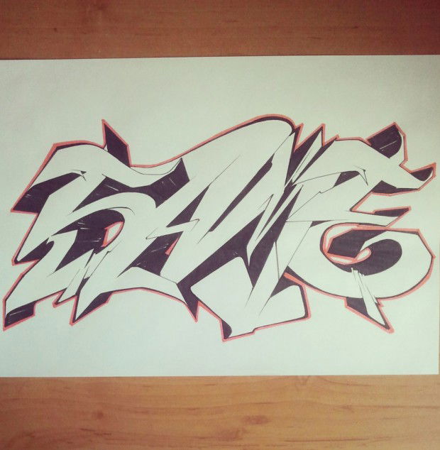 Graffiti in Tula - Photo by 5ame - PashaSame (2013)