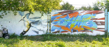 Graffiti in Tula - Photo by 5ame - Shepot, PashaSame (2013)