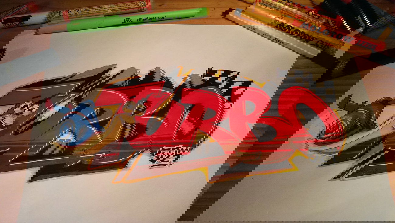 Graffiti Sketch - Photo by 5zwo4 - 524, 5zwo4, turbo