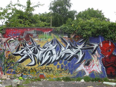 Graffiti Wall in Bielefeld - Photo by 607Salkin