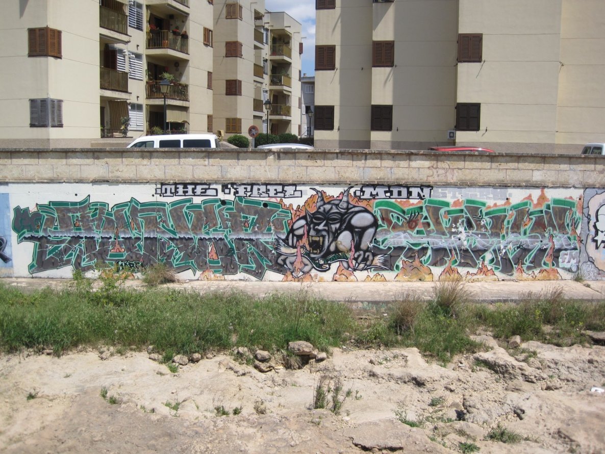 Graffiti Wall in Palma - Photo by 607Salkin