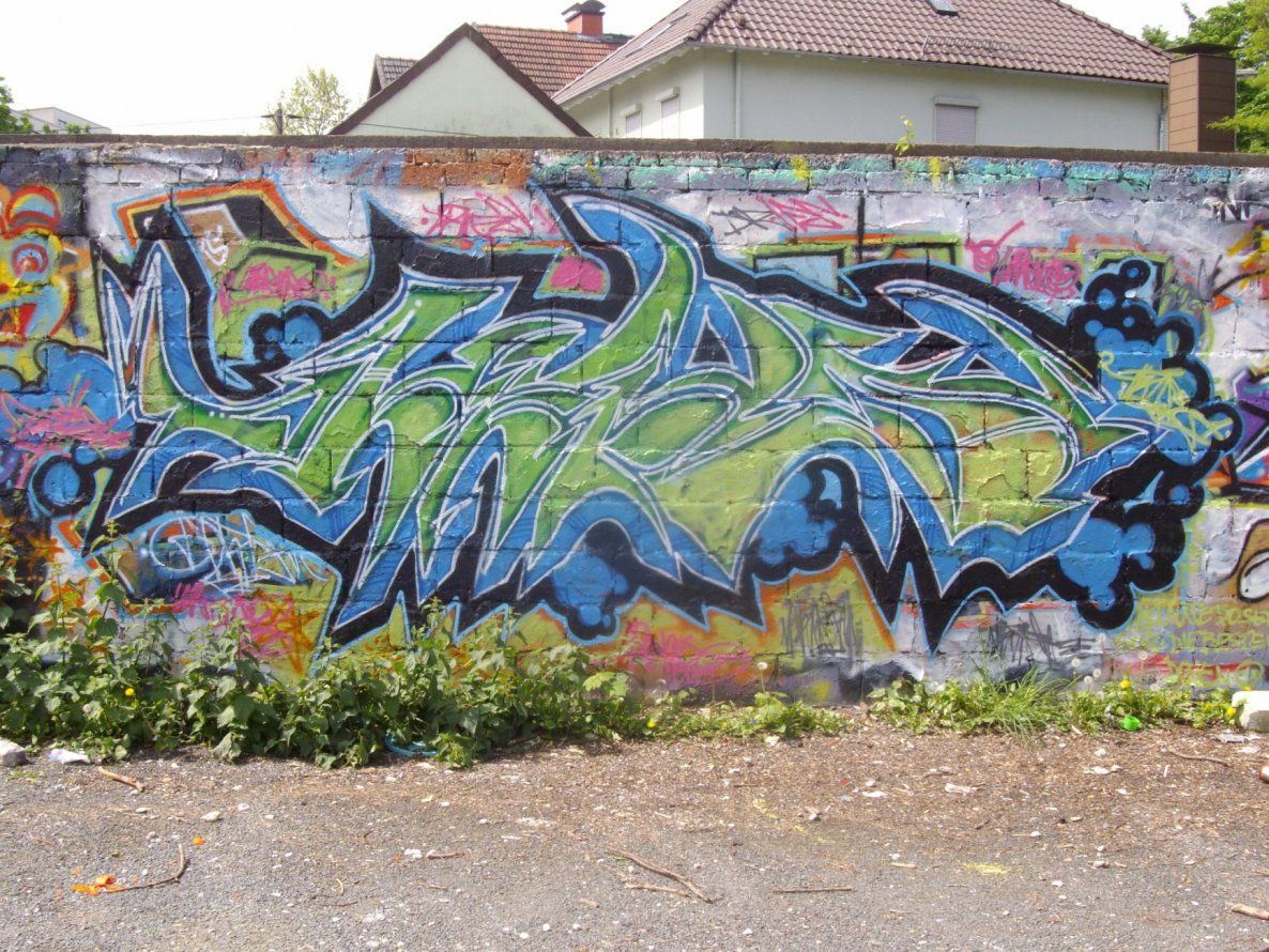 Graffiti Wall in Bielefeld - Photo by 607Salkin