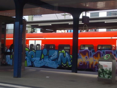 Graffiti Train - Photo by 607Salkin