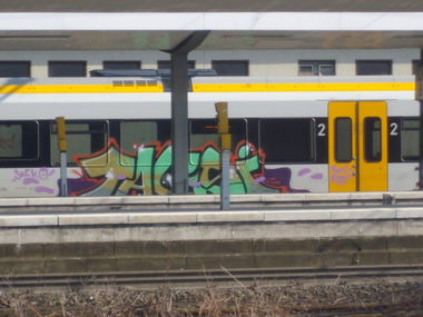 Graffiti Train - Photo by 607Salkin