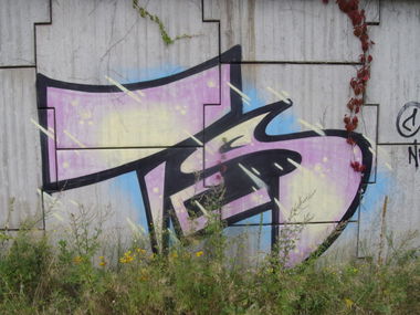 Graffiti Bombing in Bielefeld - Photo by 607Salkin