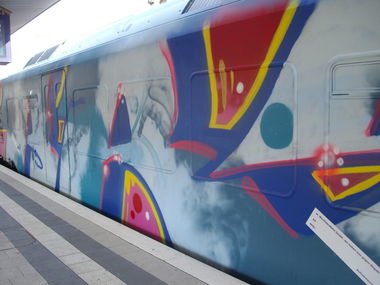 Graffiti Train - Photo by 607Salkin
