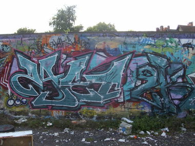 Graffiti Wall in Bielefeld - Photo by 607Salkin