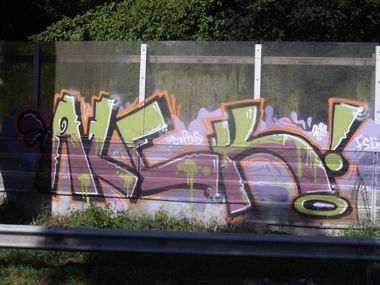 Graffiti Bombing in Bielefeld - Photo by 607Salkin