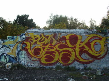 Graffiti Wall in Bielefeld - Photo by 607Salkin