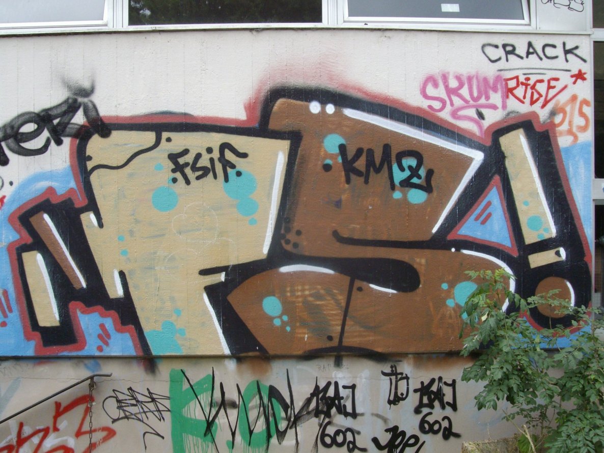 Graffiti Bombing in Bielefeld - Photo by 607Salkin