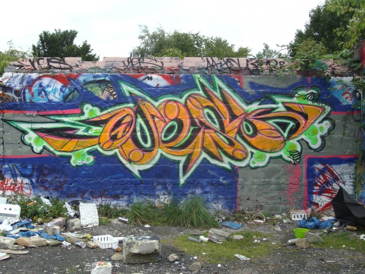 Graffiti Wall in Bielefeld - Photo by 607Salkin