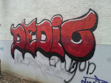 Graffiti Bombing - Photo by 63er - dedio, langen, 63 (2015)