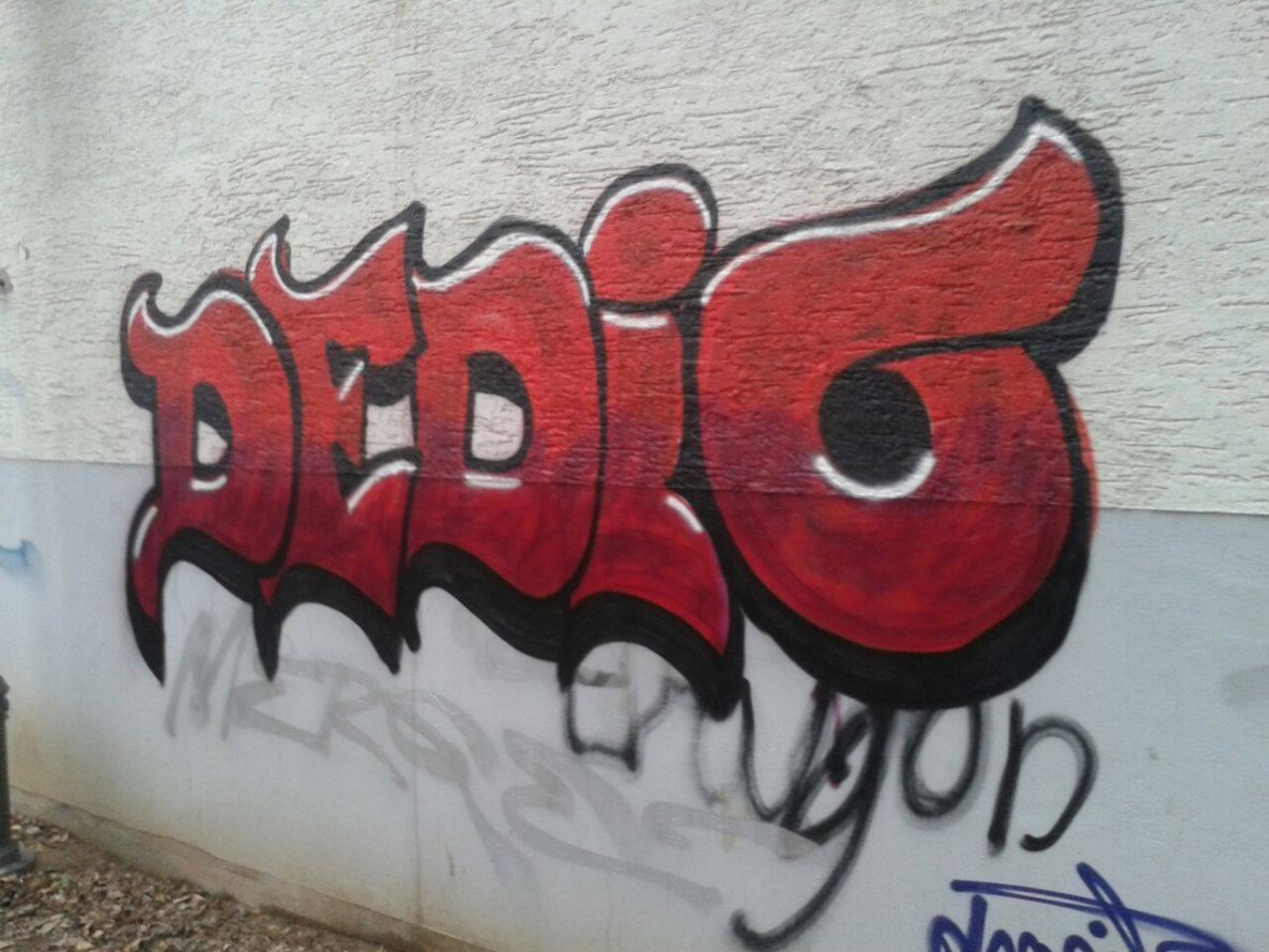 Graffiti Bombing - Photo by 63er - dedio, langen, 63 (2015)