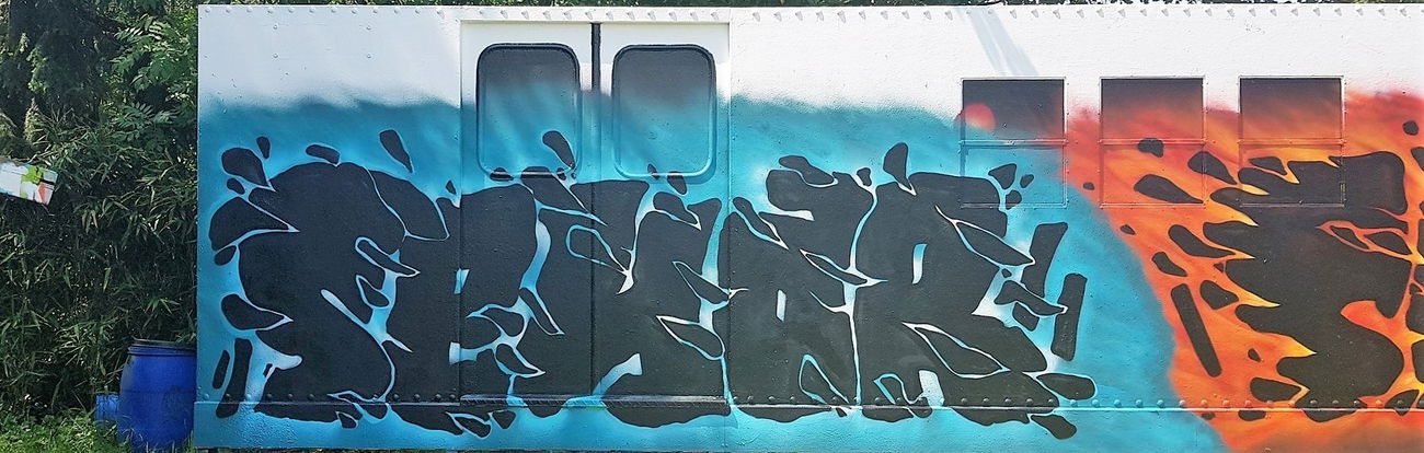 Graffiti Wall - Photo by 6lineyard